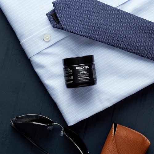 Brickell Men's Scar Cream - Natural & Organic Formula to Reduce Scars & Even Skin Tone | 2 Oz Scented