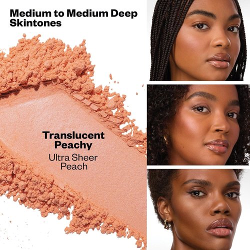 Kosas Cloud Set Loose Setting Powder - Talc-Free Translucent Powder for Oil Control | Ultra Sheer Peach