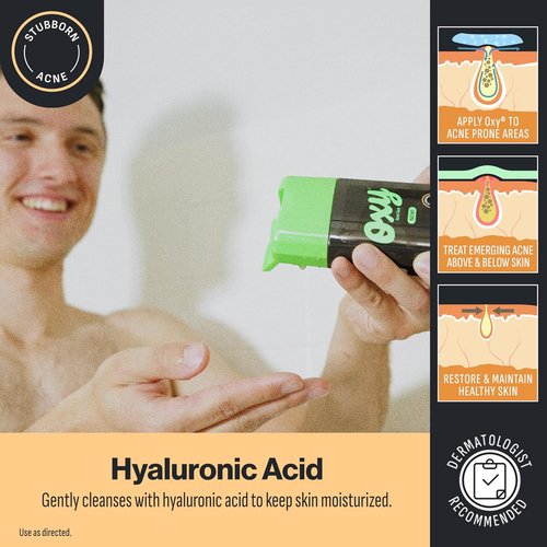 Oxy Acne Body Wash - 2% Salicylic Acid for Teens | Hydrating & Fast-Acting Acne Treatment, 9 fl oz