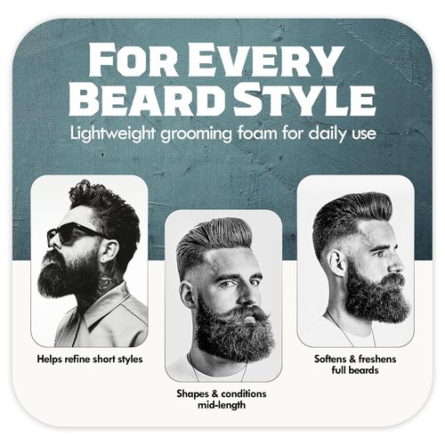 Reuzel Beard Foam - Nourishing Grooming Foam for Soft, Manageable Beards | 4.4 oz