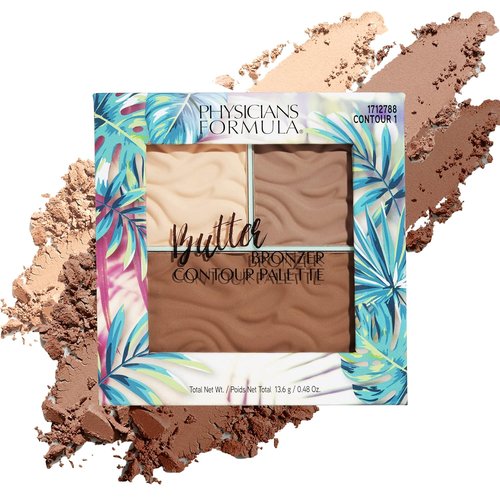 Physicians Formula Butter Bronzer Palette - Light/Medium Contour for Flawless Skin | 0.48 Ounce