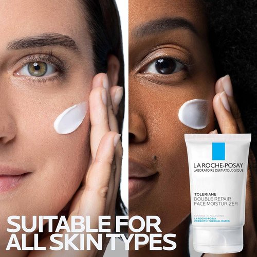 La Roche-Posay Toleriane Double Repair Face Moisturizer - Hydrating Cream with Ceramide & Niacinamide for All Skin Types