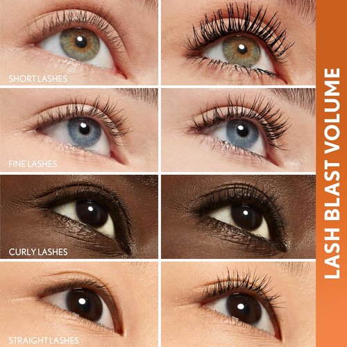COVERGIRL Lash Blast Volume Mascara - Long-Wearing, Smudge-Proof, Cruelty-Free | Black Brown
