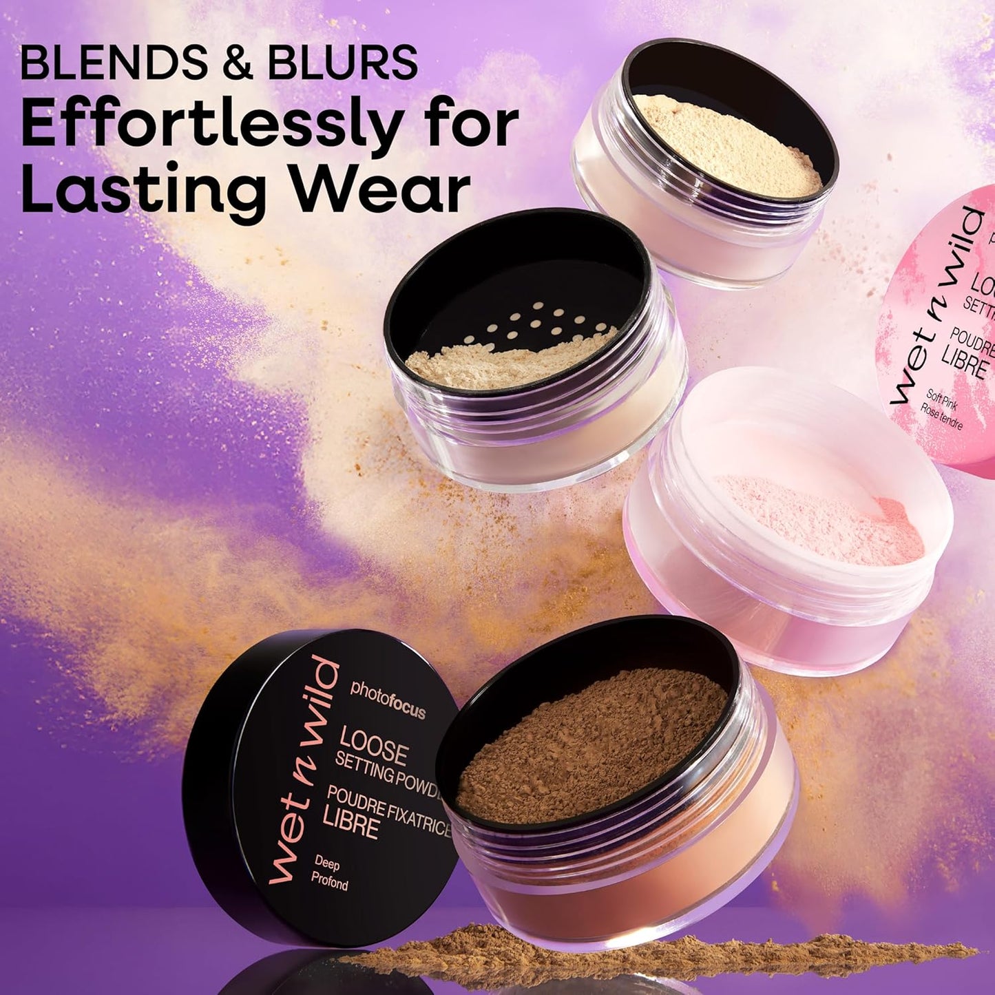 Wet n Wild Photo Focus Loose Baking Setting Powder - Versatile Highlighter for All Skin Tones | Banana Shade