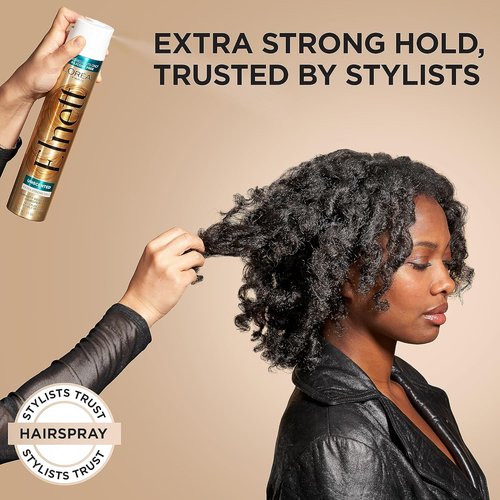 L'Oreal Paris Elnett Satin Hairspray - Extra Strong Hold, Unscented, 11 Ounce (Pack of 2)