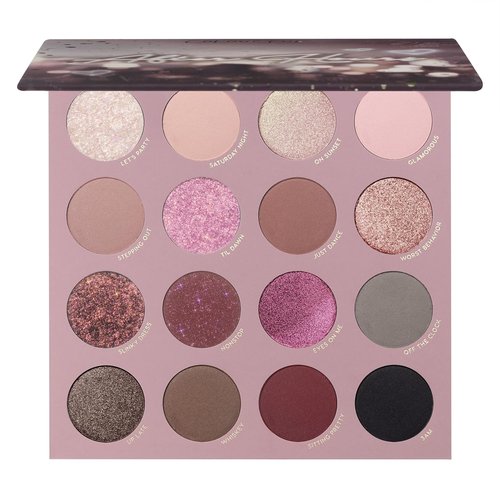 ColourPop After Hours Eyeshadow Palette - Smokey Mauve with Metallic, Matte & Glitter Finishes | High-Pigment Formula (0.65 oz)