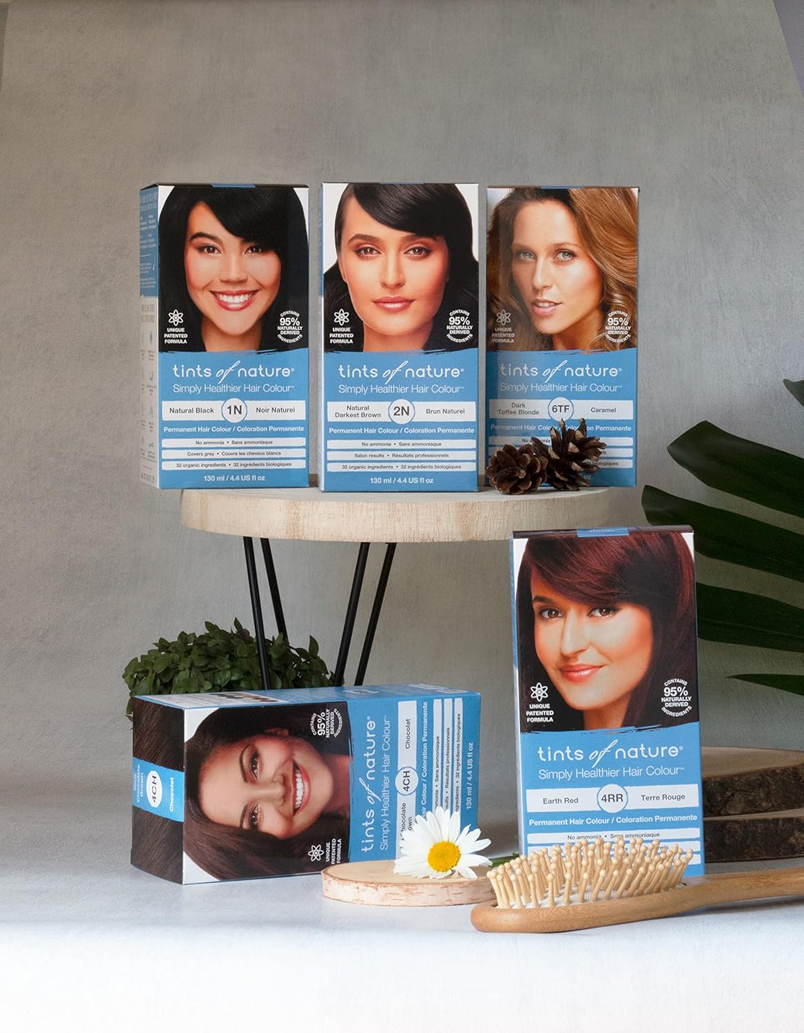 Tints of Nature 8N Natural Light Blonde Hair Dye - Nourishing, Ammonia-Free Formula, 4.4 fl oz