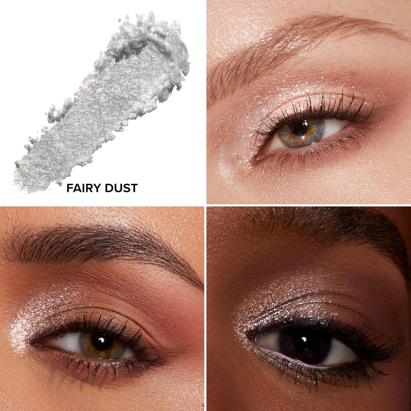 Too Faced Disco Crush Glitter - High Shine Multi-Use Eye & Face Sparkle | Iridescent Multichrome, 0.05 Ounce