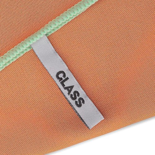 Full Circle Renew Collection Glass Cleaning Cloths - Eco-Friendly Recycled Microfiber, Set of 2 | Multicolor