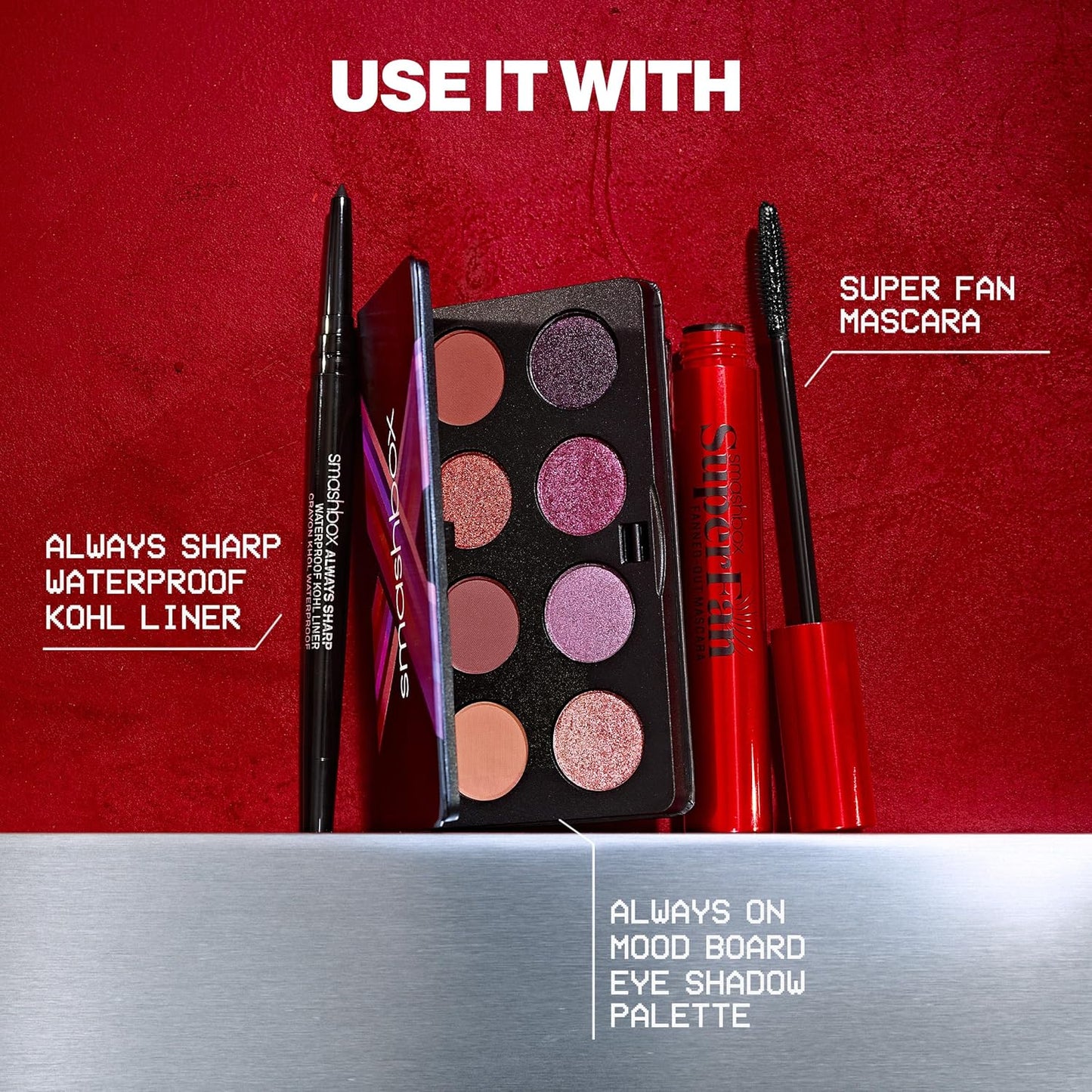 Smashbox Brow Tech Matte Eyebrow Pencil - Waterproof, Smudge-Proof & Long-Lasting with Spoolie Brush