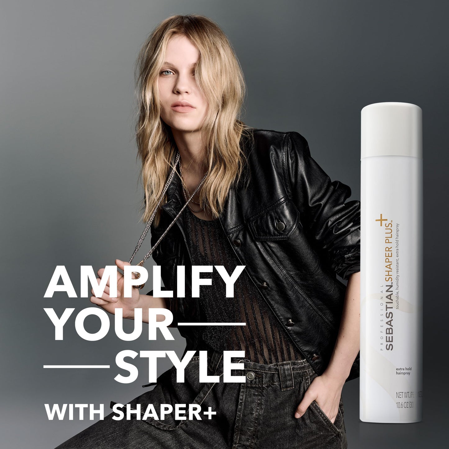 Sebastian Professional Shaper Plus Hairspray | Touchable, Humidity Resistant, Original Extra Hold | 24 Hour Flexible Styling Control | For All Hair Types