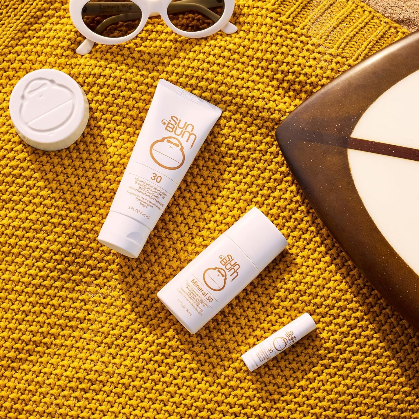 Sun Bum SPF 30 Mineral Sunscreen Lip Balm - Zinc-Based UVA/UVB Protection | 0.15 oz Stick