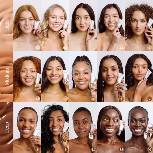 Naked Sundays BeautyScreen SPF 50 Tinted Sunscreen Foundation - Lightweight Natural Coverage with Zinc Oxide & Peptides | 1 Fair Neutral, 1.01 oz