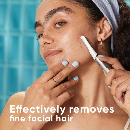Gillette Venus Facial Razor Refills - Exfoliating Dermaplaning Blades, 4-Count for Smooth Skin