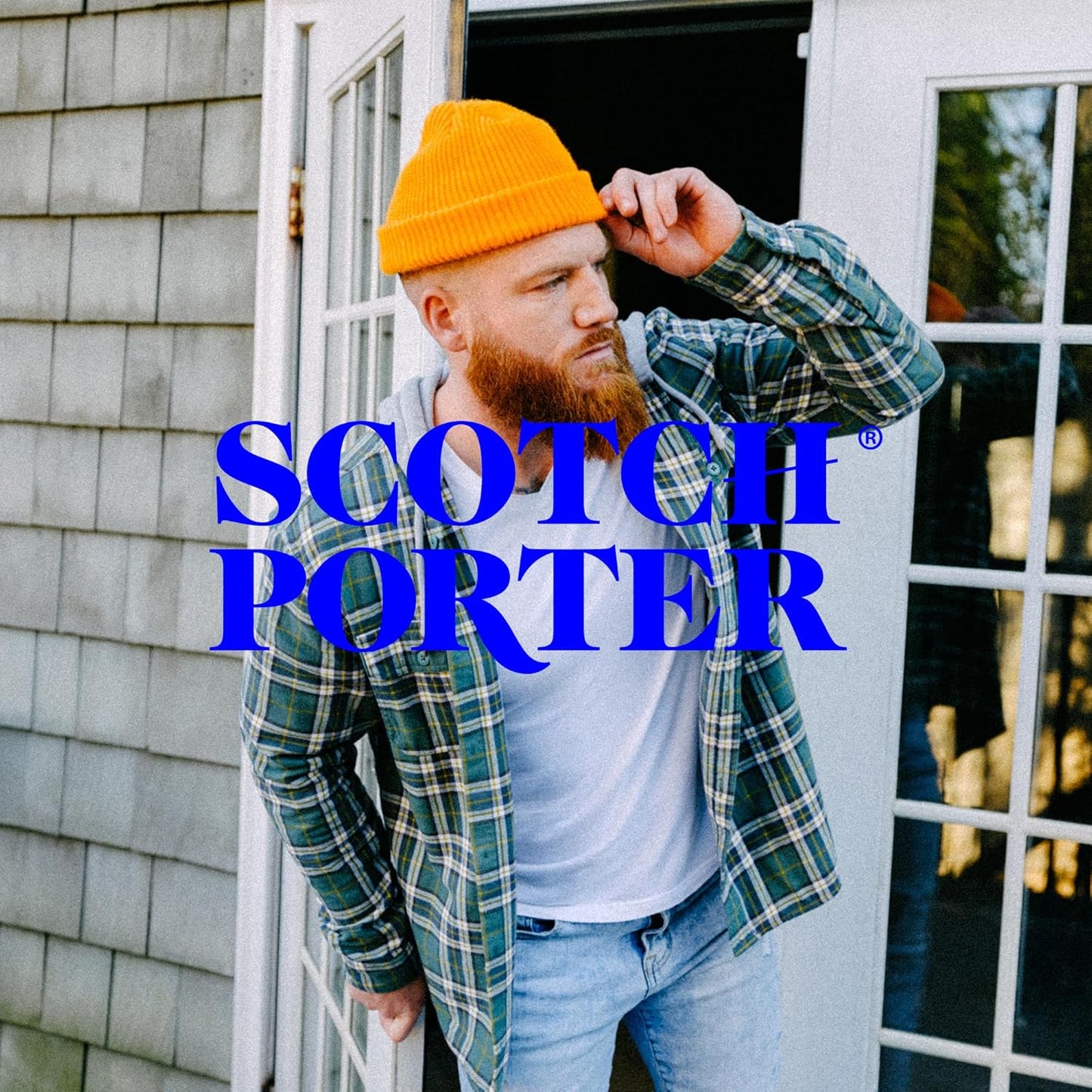 Scotch Porter Men's Face Care Collection - Exfoliate, Cleanse, Moisturize & Defend Skin | Includes Wash & Lotion