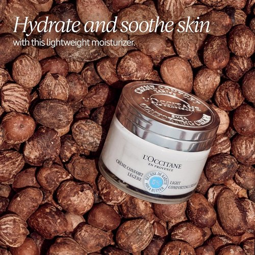 L'OCCITANE 5% Organic Shea Butter Face Cream - Lightweight, Hydrating & Soothing for Sensitive Skin | Vegan, Non-Comedogenic