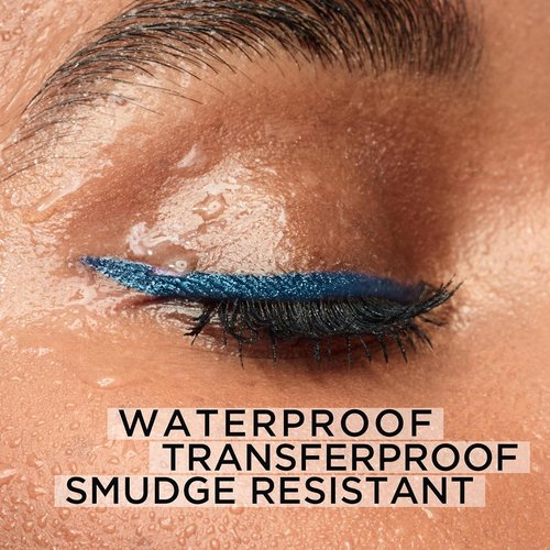 L'Oreal Paris Infallible Grip Gel Eyeliner Pencil - Waterproof, Smudge-Resistant, 36HR Wear | Blue Jersey, 0.01 Oz