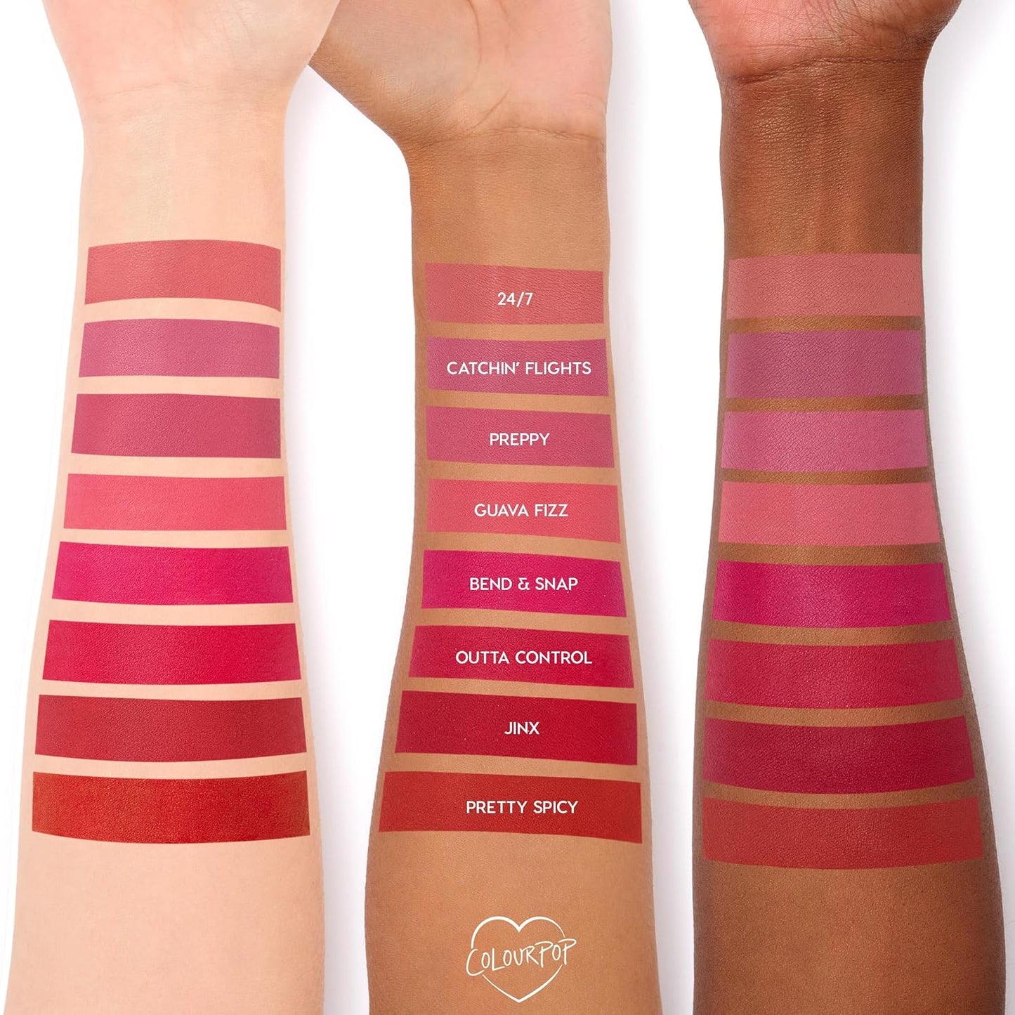 ColourPop PowerPout Matte Lipstick - Ultra-Pigmented, Transfer-Proof Formula for 8HR Wear | 24/7 (0.11 oz)