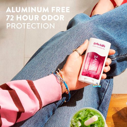 Native Aluminum-Free Deodorant - Limited Edition Berry Blossom Tea | 72-Hour Odor Protection, 75g - Pack of 2
