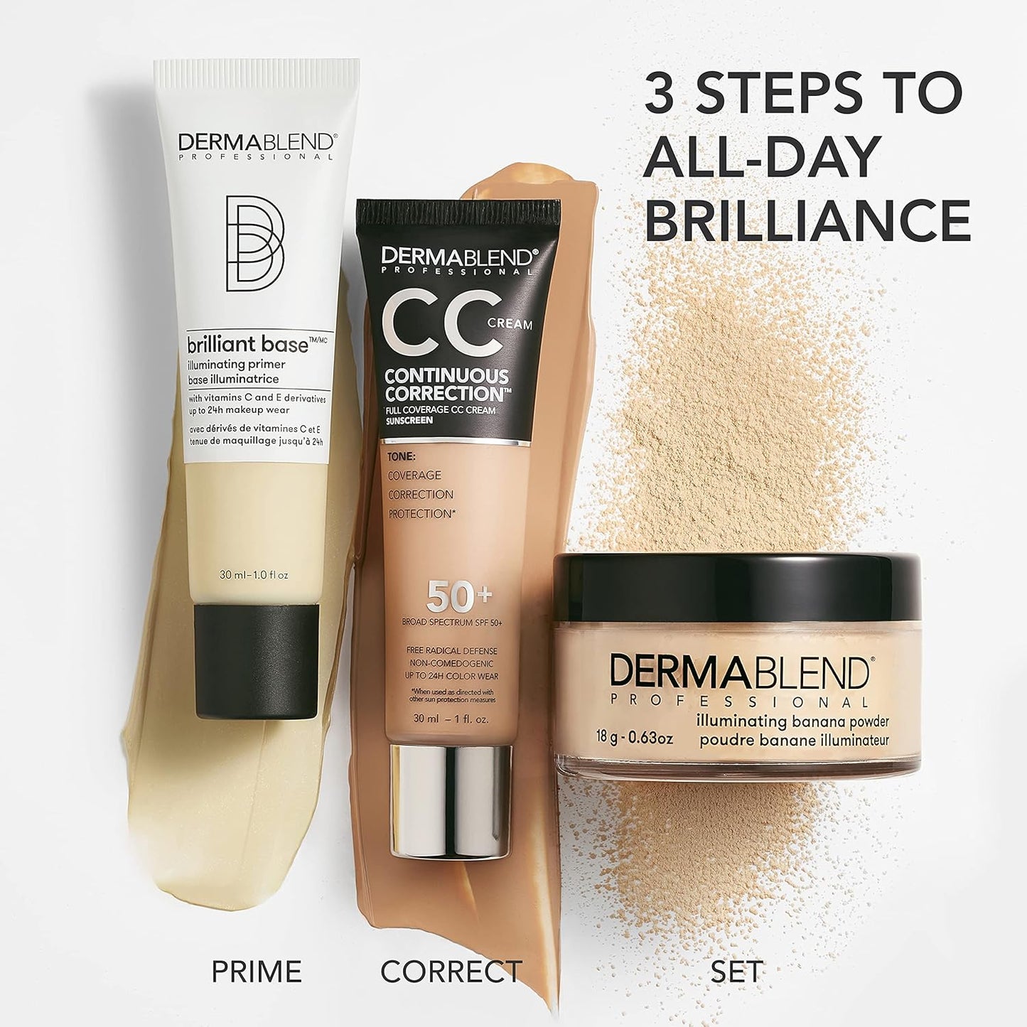 Dermablend Illuminating Primer - Radiant Face Makeup with Niacinamide & Shea Butter, 1 Fl Oz