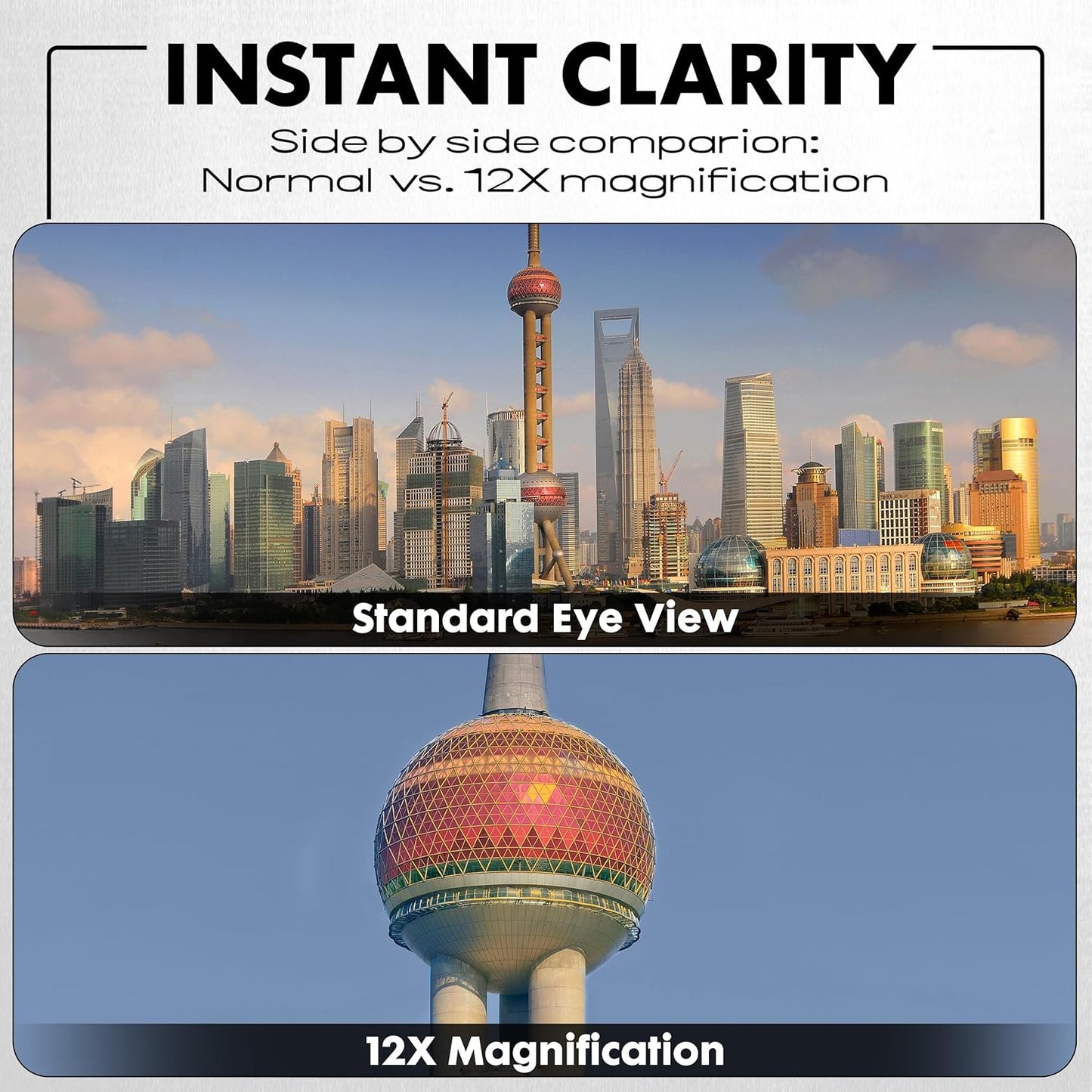 Minolta 12x32 Digital Binoculars - 4K UHD Video Camera, 48MP Photo, 8X Digital Zoom, IPS Anti-Glare Screen, Fog-Resistant Optics, Compact, Ideal for Birdwatching & Travel Hunting