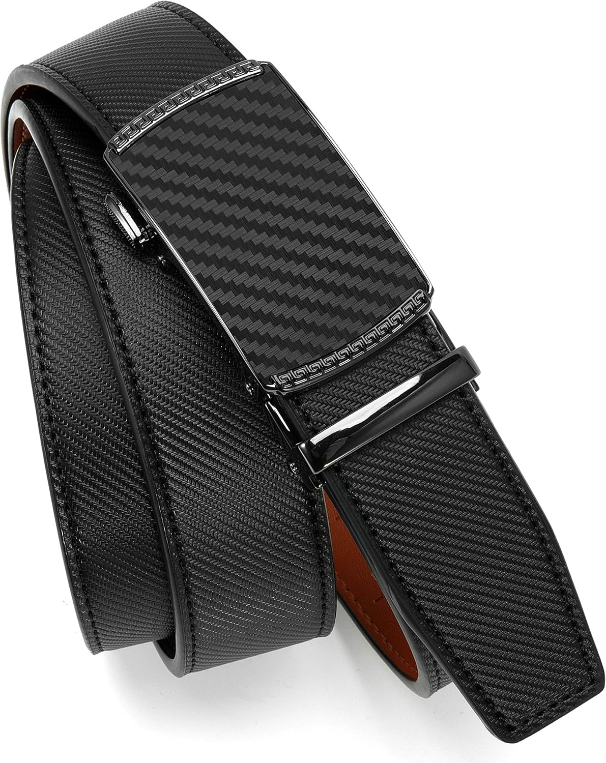 CHAOREN Men's Leather Ratchet Belt - Customizable Fit for Effortless Style | 35mm Width
