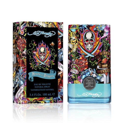 ED HARDY Men's Cologne - Hearts & Daggers Eau De Toilette Spray, 3.4 Fl Oz | Long-Lasting Fragrance