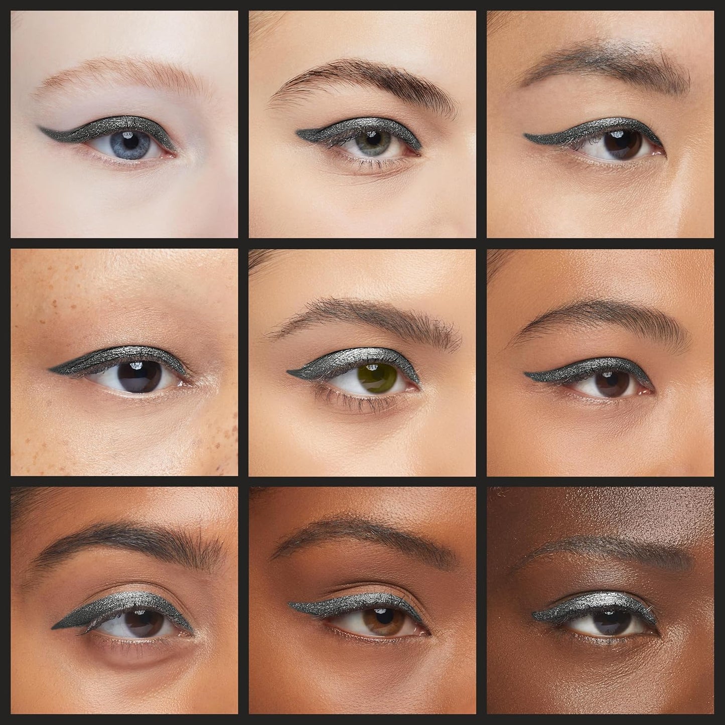 Skiennix Liquid Eyeliner - Hypoallergenic, Long-Lasting Waterproof Formula | Smooth Application, Brown 2mL