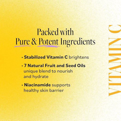 Derma E Vitamin C Foaming Oil Cleanser - 2-in-1 Oil-to-Foam Face Wash, 6 Fl Oz | Brighten & Nourish Skin