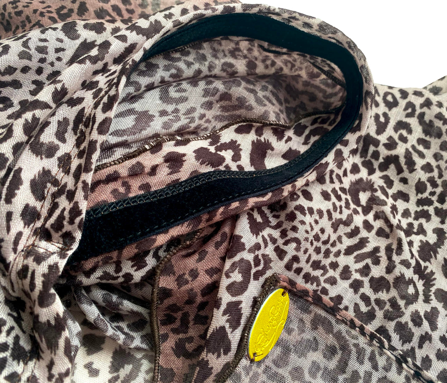 ShariRose Non Slip Headscarves for Women Cheetah Animal Print Pre-tied Bandana Soft Cotton Head Wear Headcover Chemo Tichel Friendly (Brown)