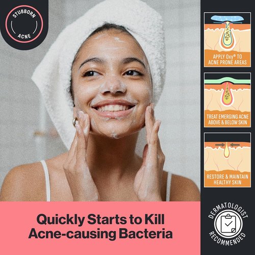 Oxy Maximum Strength Face Wash - Deep Cleansing Formula for Acne-Prone Skin | 8 oz