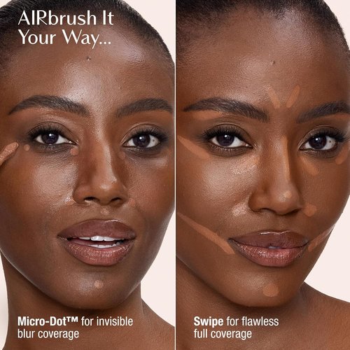 Charlotte Tilbury AIRbrush Flawless Blur Concealer - Longwear, Hydrating & Crease-Proof for Dark Circles & Blemishes - Full Coverage, Natural Matte Finish