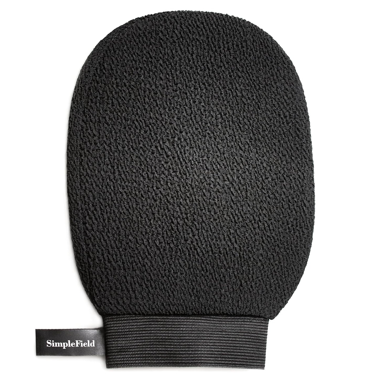 SimpleField Korean Exfoliating Mitt - 100% Viscose Deep Kessa Glove for Smooth Skin & Self-Tanning Removal | 1 Piece