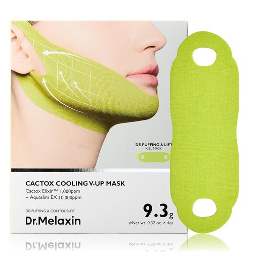 Dr. Melaxin Cactox V-Lifting Mewing Band - Double Chin Lifting Solution for Sagging Jawline & Facial Puffiness | 115.49% Improvement in Jaw & Chin Contour | Korean V-Line Lift