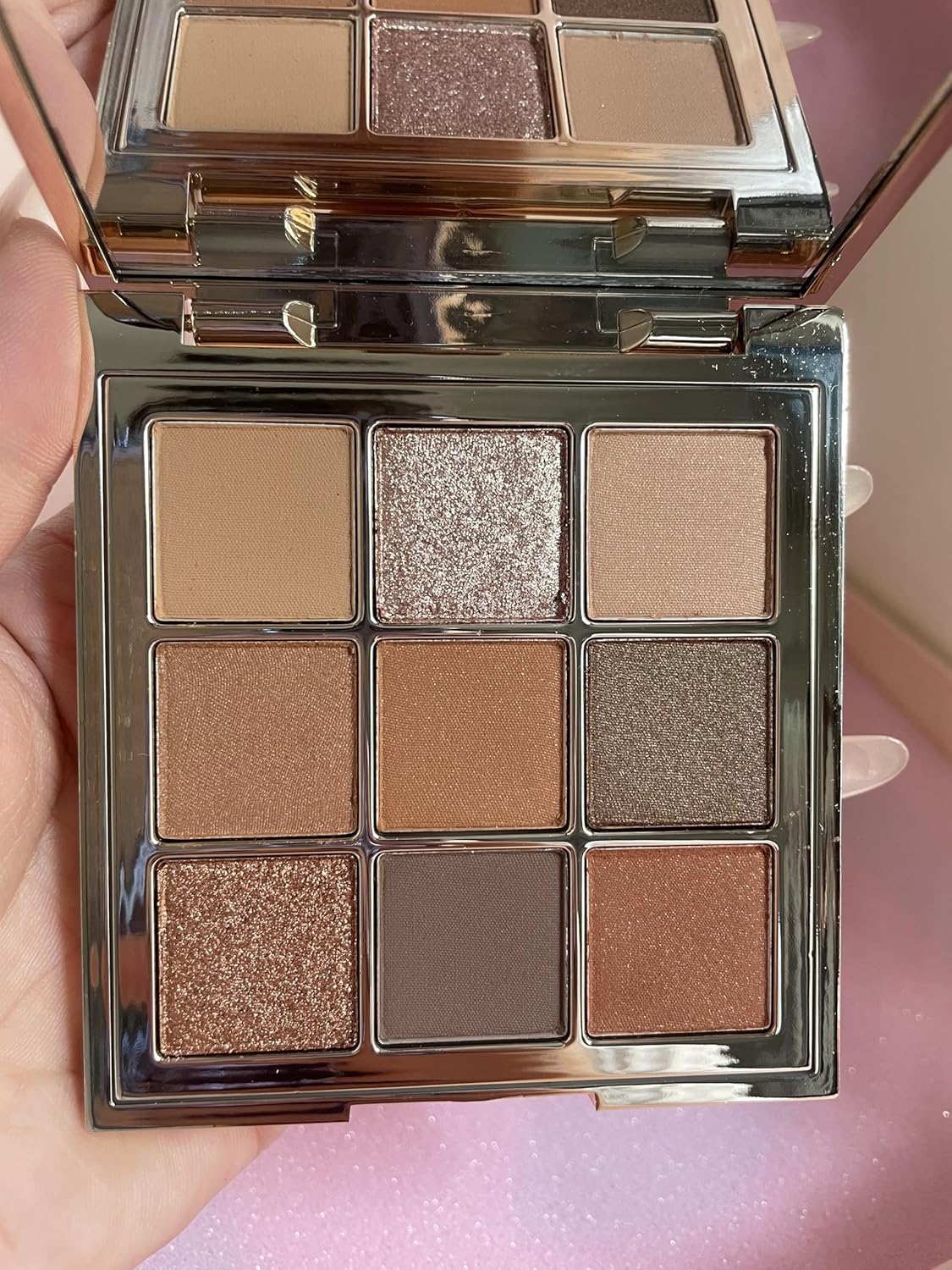 Skiennix Eyeshadow Palette - 9 Colors Matte, Shimmer & Glitter | Highly Pigmented, Waterproof Makeup
