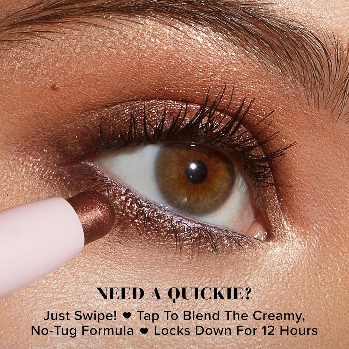 Too Faced Quickie Queen Eye Shadow Sticks - Creamy, Long-Wearing, Non-Creasing | High-Impact Sparkle