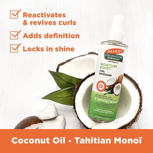 Palmer's Coconut Oil Formula Curl Refresher Spray - Moisture Boost, 8.5 Ounce