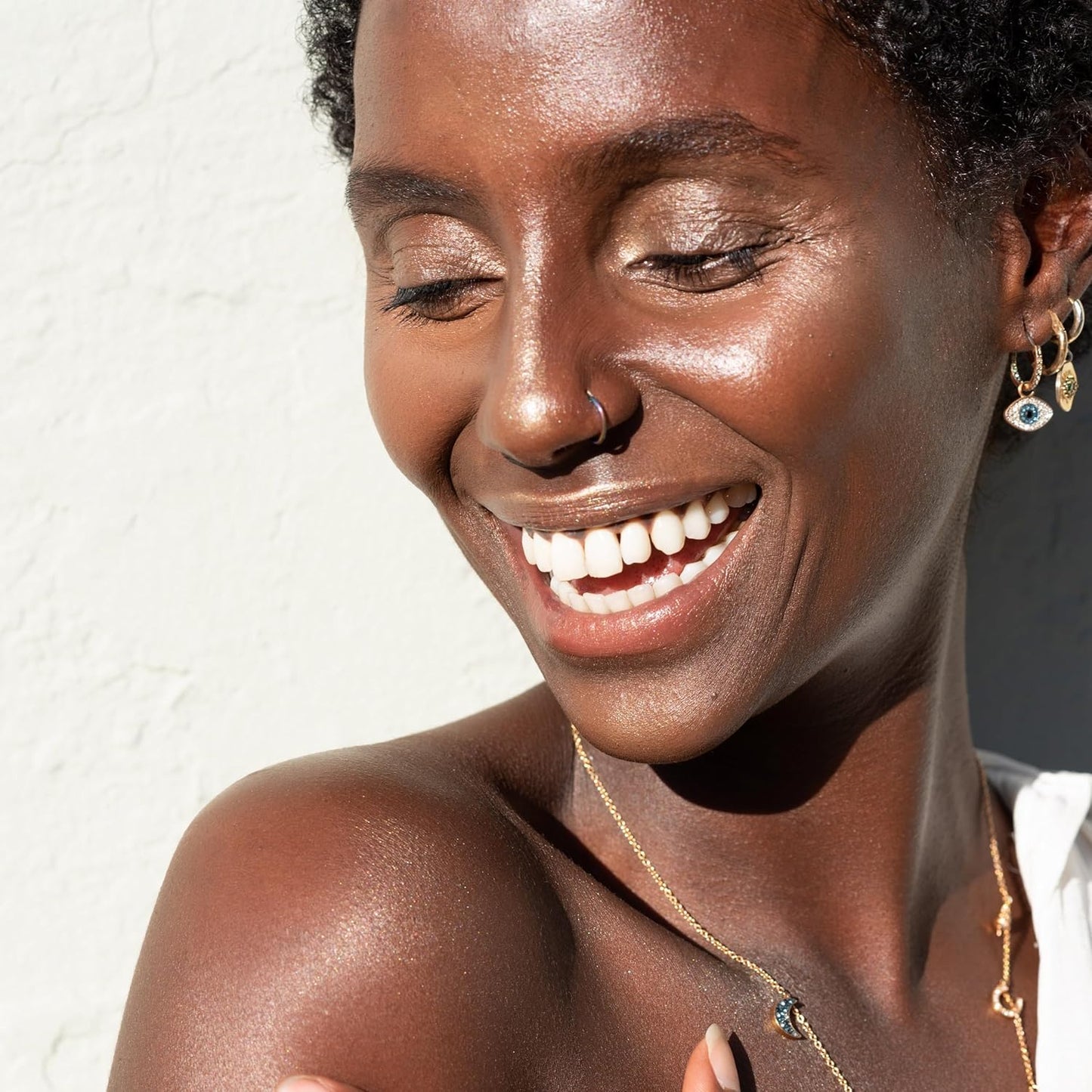 Ere Perez - Natural Vanilla Highlighter Balm | Creamy, Dewy Finish for Sensitive Skin | Vegan & Cruelty-Free