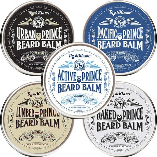 Pacific Prince Beard Butter - Midnight Ocean Breeze Conditioning Balm for Beards, 2 oz