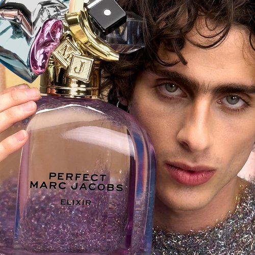 Marc Jacobs Perfect Elixir Eau de Parfum - Ambery Floral Women's Fragrance with Rhubarb, Amber & Vanilla - Vegan Friendly