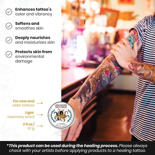 Billy Jealousy Make Your Mark Tattoo Salve - Nourishing Aftercare with Vitamin E & Lavender Oil | 2 oz