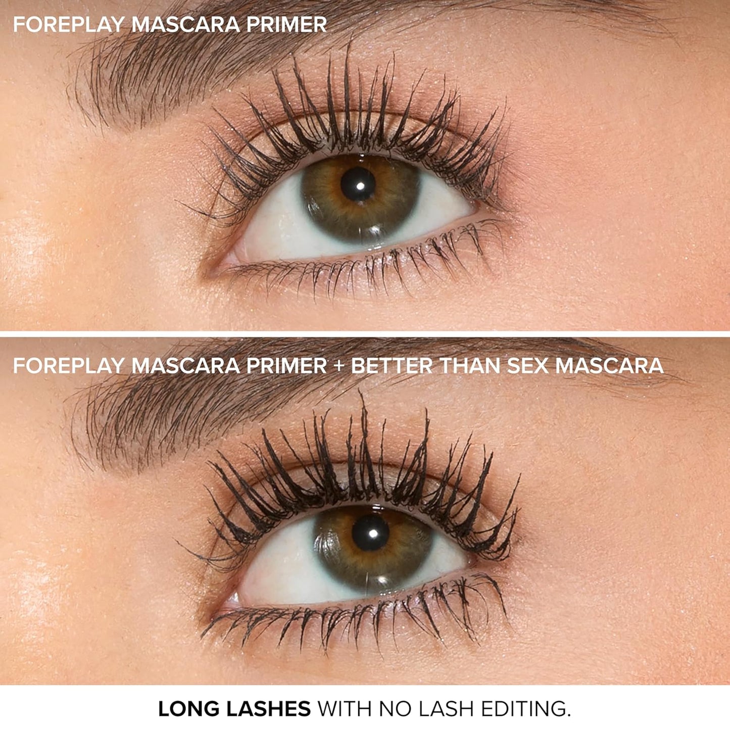 Too Faced Better Than Sex Mascara & Foreplay Primer Travel Duo - Volumizing & Conditioning, 0.17 Fl Oz & 0.13 Fl Oz