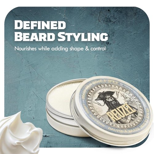 Reuzel Beard Balm - All-In-One Conditioning & Sculpting Treatment - Woody Spice Fragrance with Shea Butter & Argan Oil