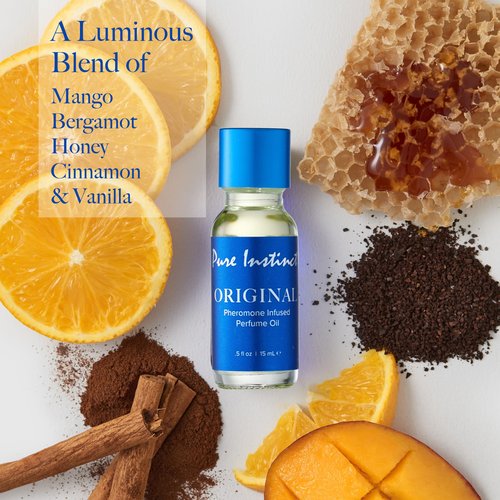 Pure Instinct - The Original Pheromone Infused Essential Oil Perfume Cologne - Unisex For Men and Women - TSA Ready