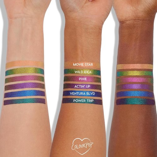 ColourPop Crème Gel Waterproof Chrome Eyeliner - 18HR Ultra-Pigmented, Smudge-Proof Pencil - Pixie (0.01 oz)