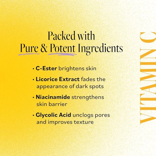 Derma E Vitamin C Cleanser - Hydrating Daily Face Wash for Even Skin Tone | 6 Fl Oz