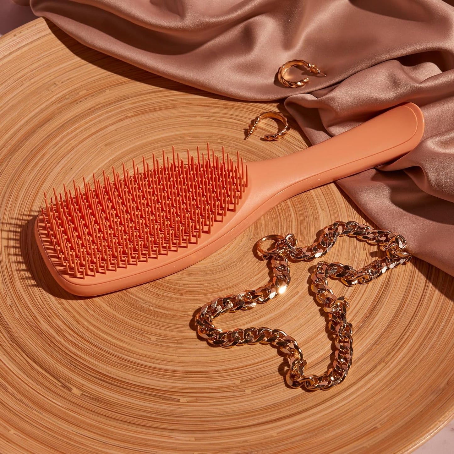Tangle Teezer Ultimate Detangler Brush - Effortlessly Eliminates Knots & Reduces Breakage | Apricot Color