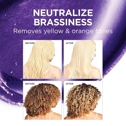 L'Oreal Paris EverPure Purple Rinse-Out Mask - Anti-Brass Treatment for Bleached Hair | 3 Ounce