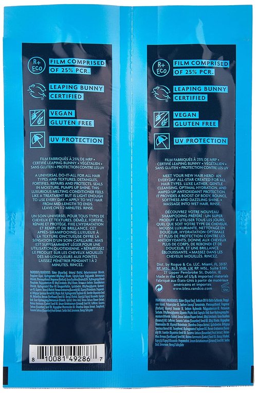 R+Co BLEU Essential Shampoo - Hydrating Daily Hair Cleanser for All Hair Types