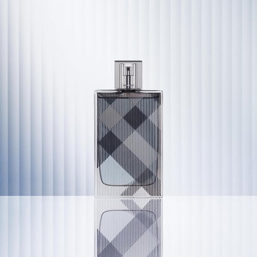 Burberry Brit Eau de Toilette - Woody Men's Cologne with Cedarwood, Green Mandarin & Tonka Bean - Long Lasting Fragrance